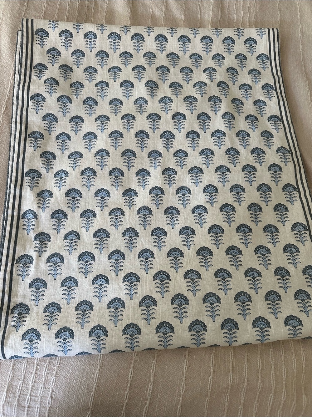 Floral table runner